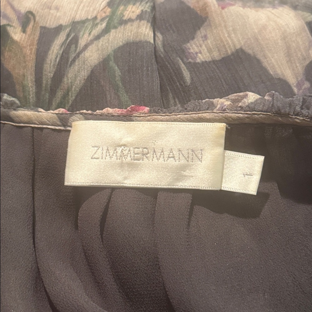 ZIMMERMANN Iris Tie Sleeve Playsuit - Picture 6 of 12